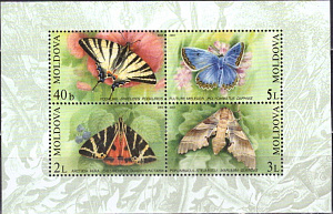 Молдова, Бабочки, 2003, блок Молдова, Бабочки, 2003, блок